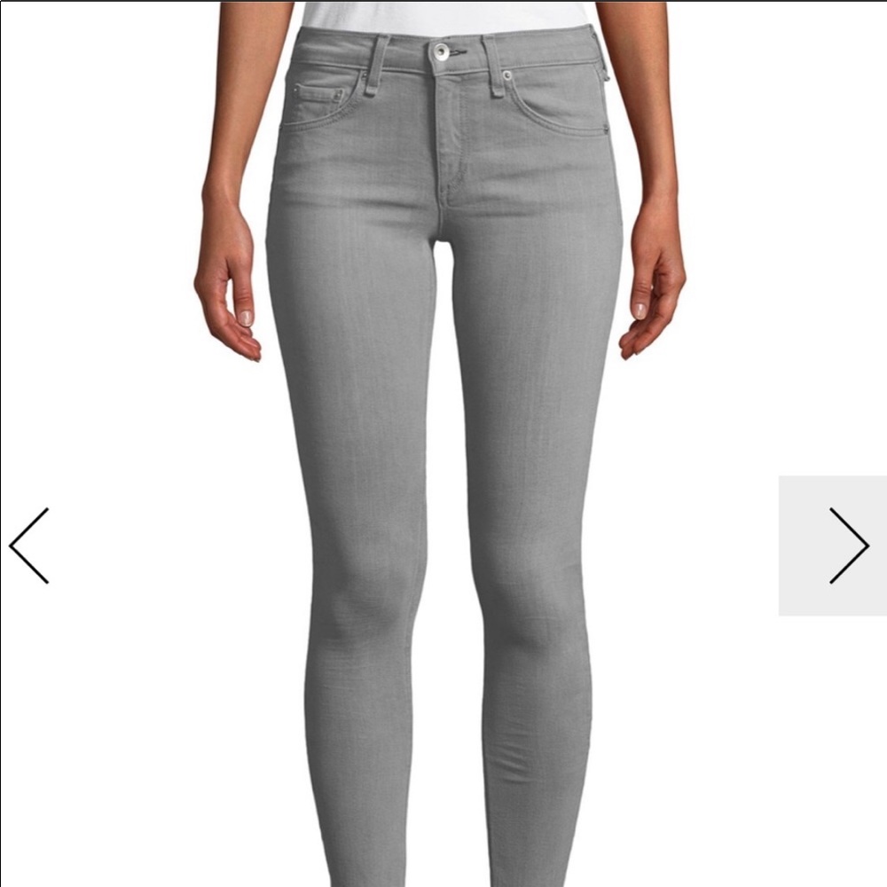 Rag and Bone grey skinny jeans